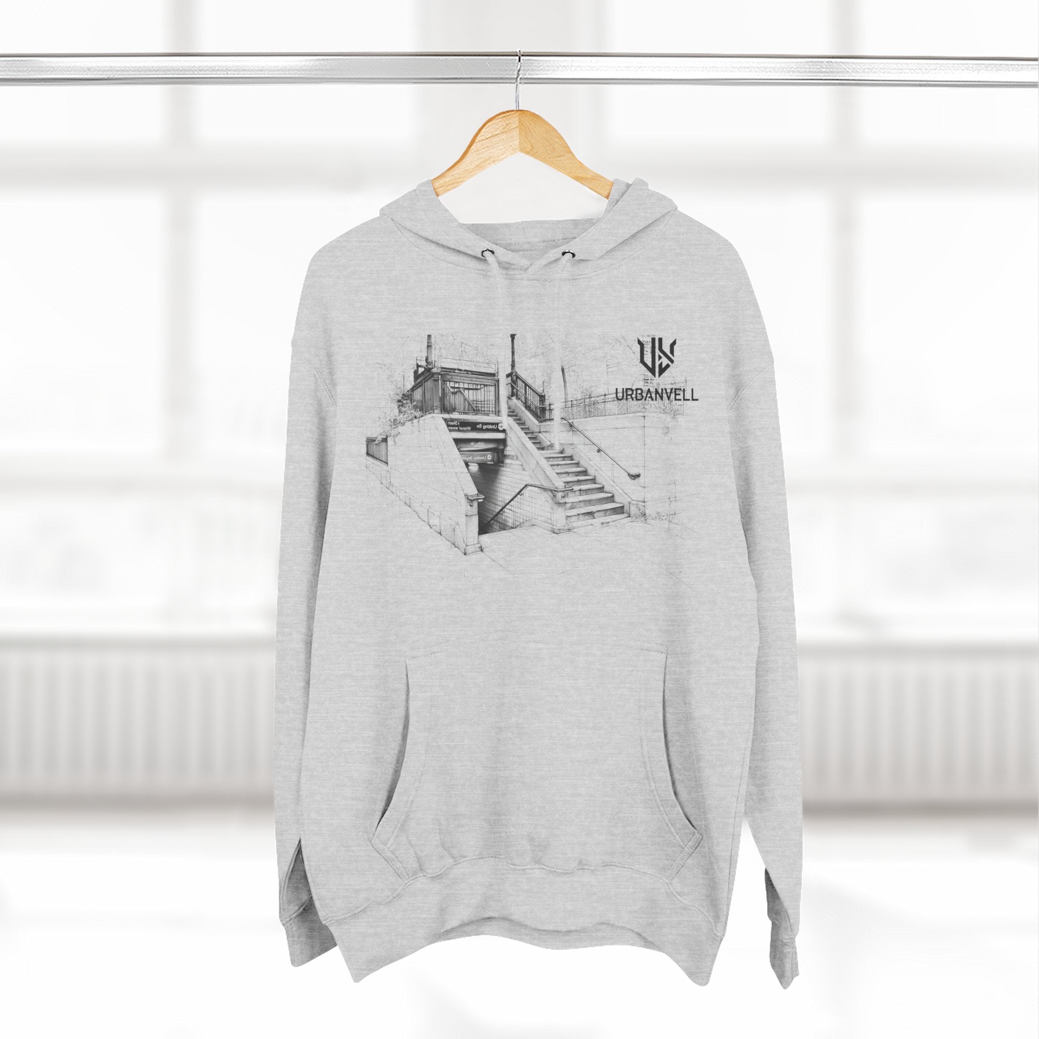Metro Station Sketch Hoodie — URBANVELL