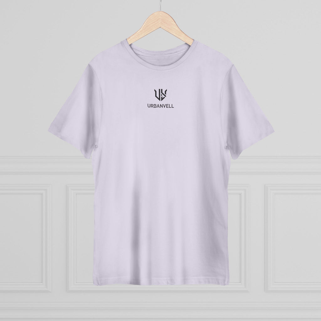 Minimal UrbanVell Centered Logo T‑Shirt — URBANVELL Clean Small Chest Logo Tee