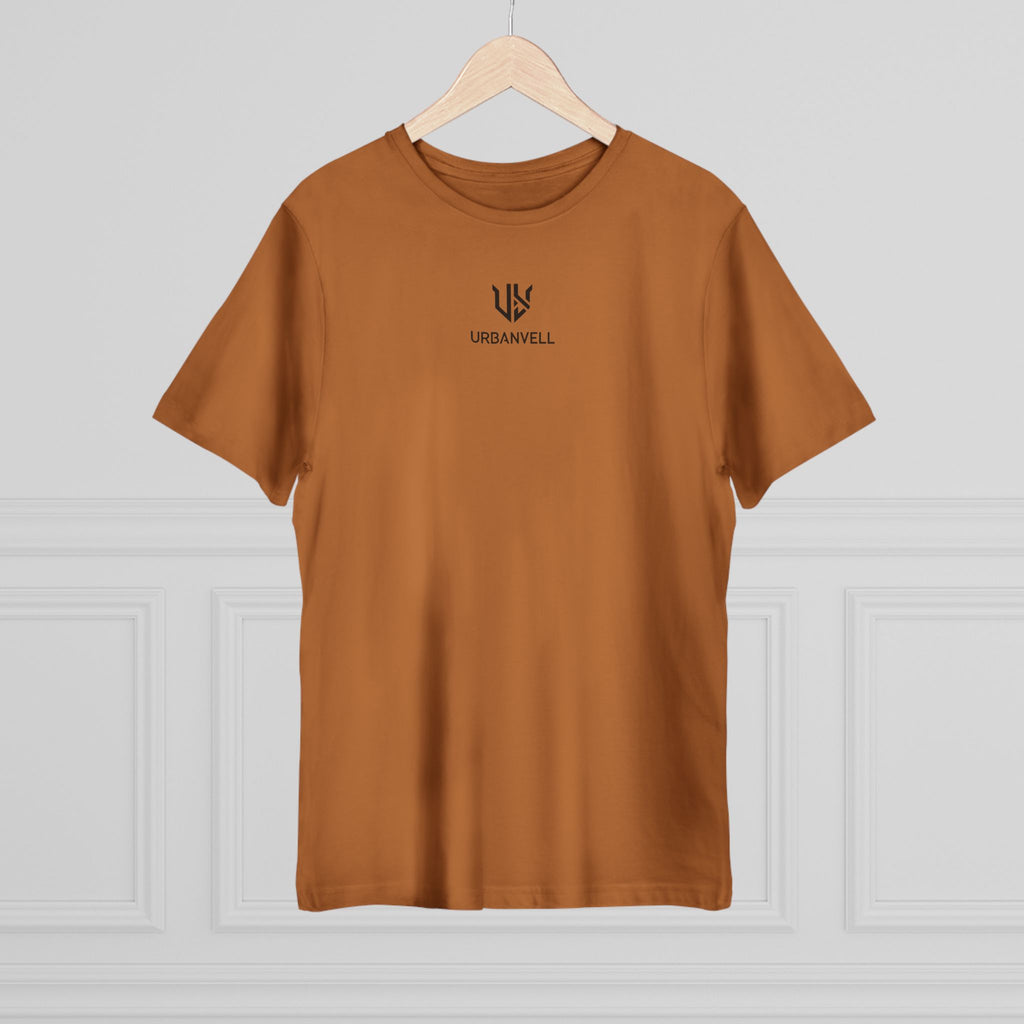 Minimal UrbanVell Centered Logo T‑Shirt — URBANVELL Clean Small Chest Logo Tee