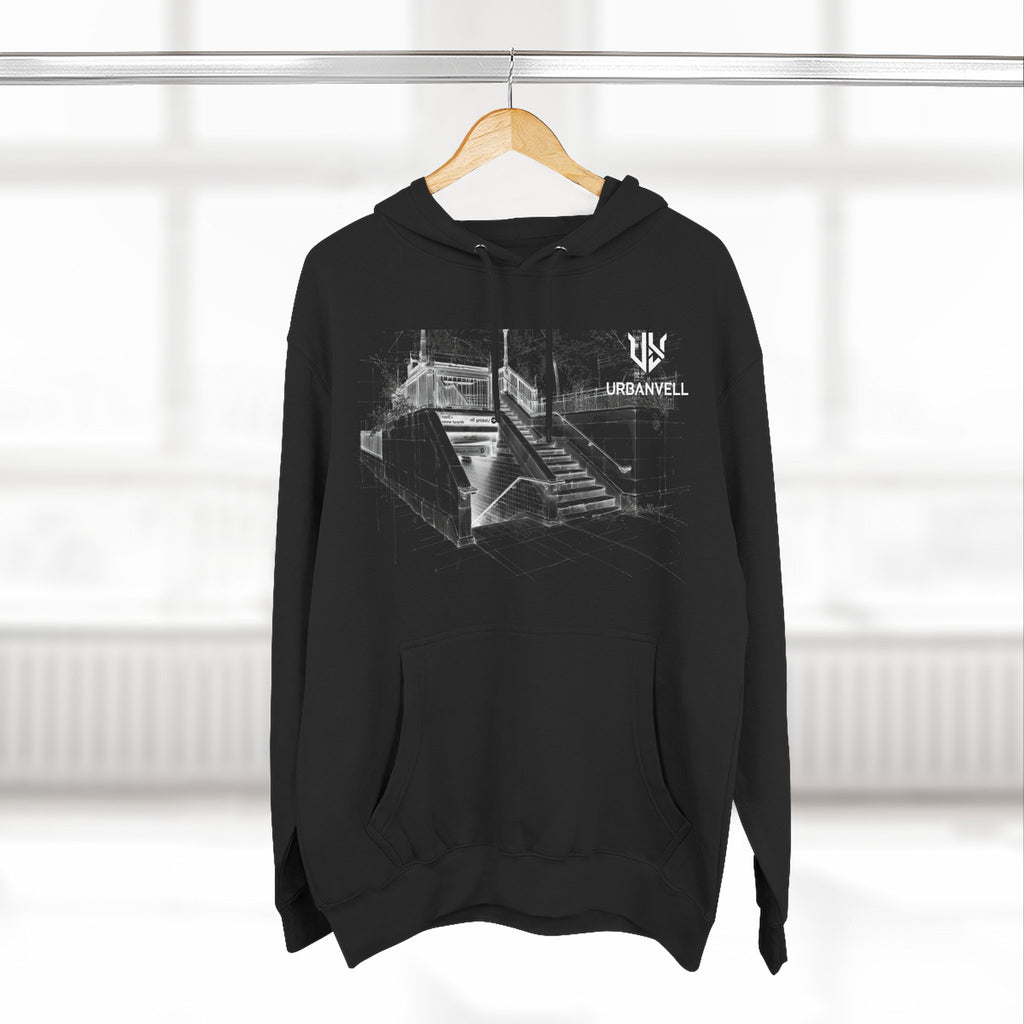 Metro Station Sketch Hoodie — URBANVELL