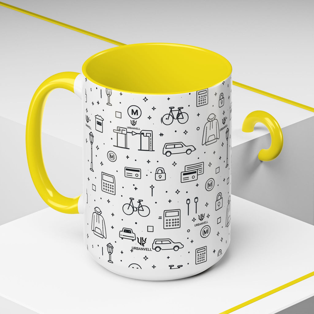 URBAN Pattern Accent Coffee Mug (11/15oz)