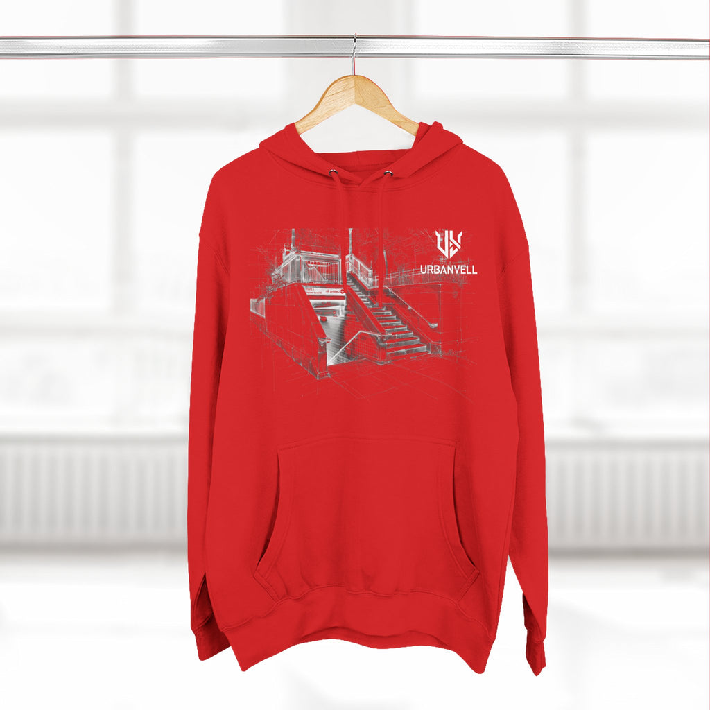 Metro Station Sketch Hoodie — URBANVELL