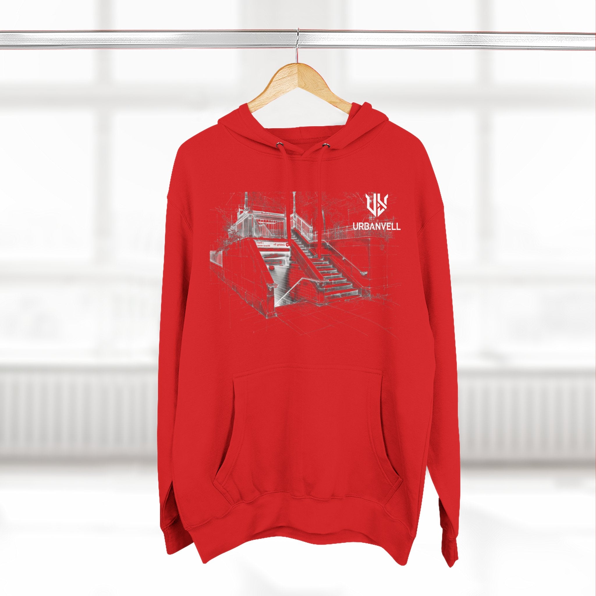 Metro Station Sketch Hoodie — URBANVELL