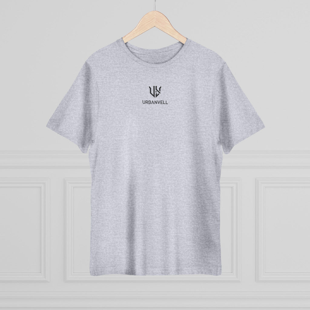 Minimal UrbanVell Centered Logo T‑Shirt — URBANVELL Clean Small Chest Logo Tee