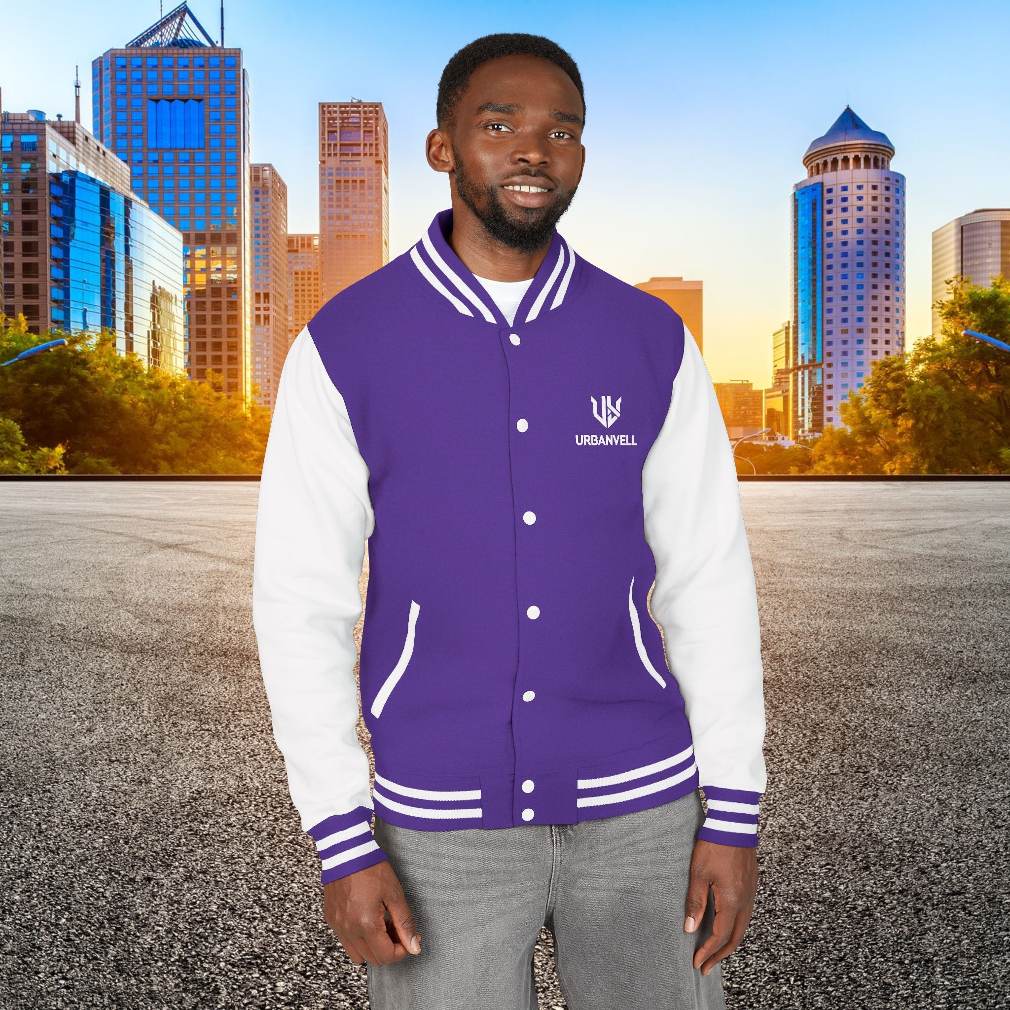 Premium Letterman Jacket with URBANVELL Logo