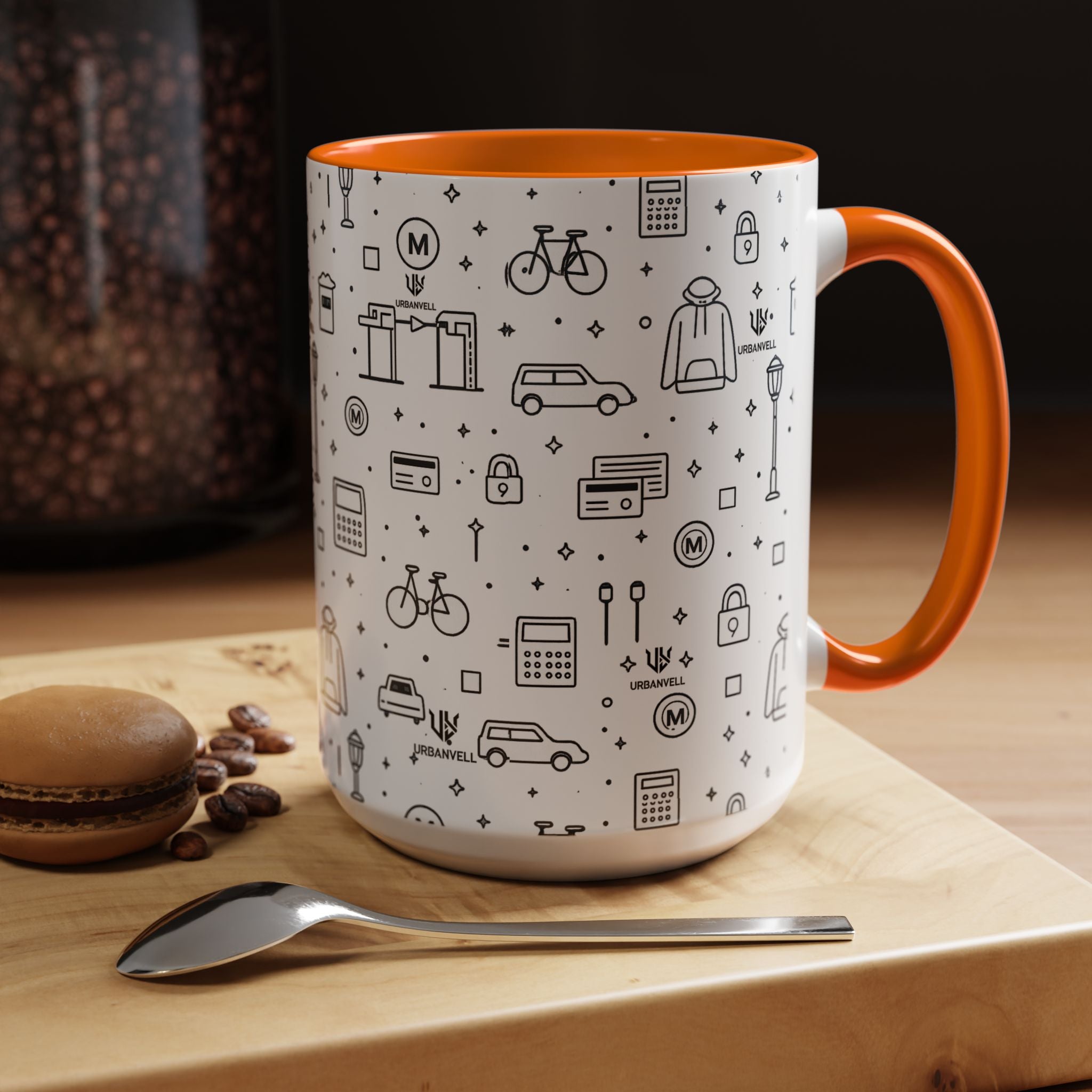 URBAN Pattern Accent Coffee Mug (11/15oz)