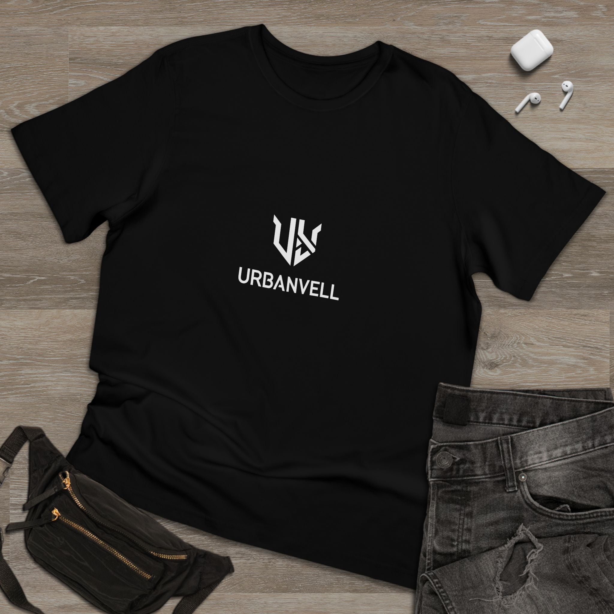 T-Shirt  — Minimal URBANVELL Medium Centered Logo Tee