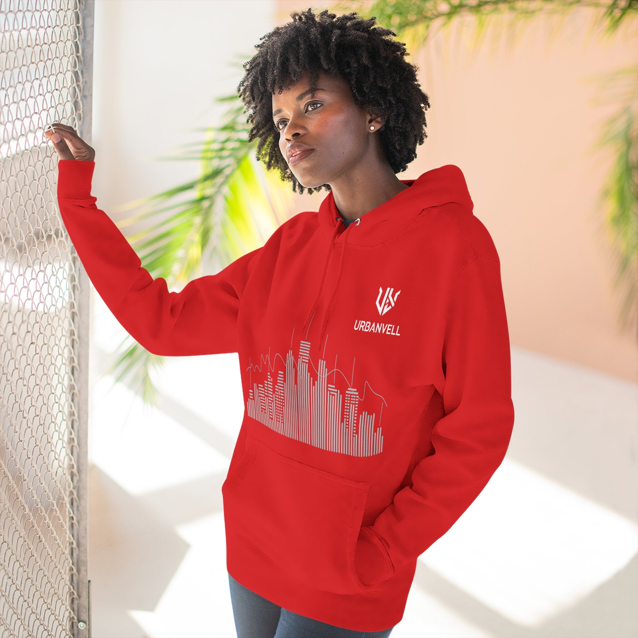City Skyline Hoodie — URBANVELL Minimalist Skyline Pullover