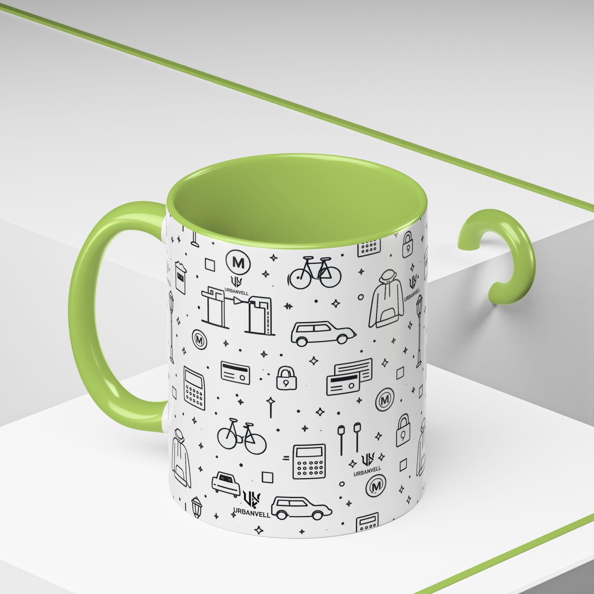 URBAN Pattern Accent Coffee Mug (11/15oz)
