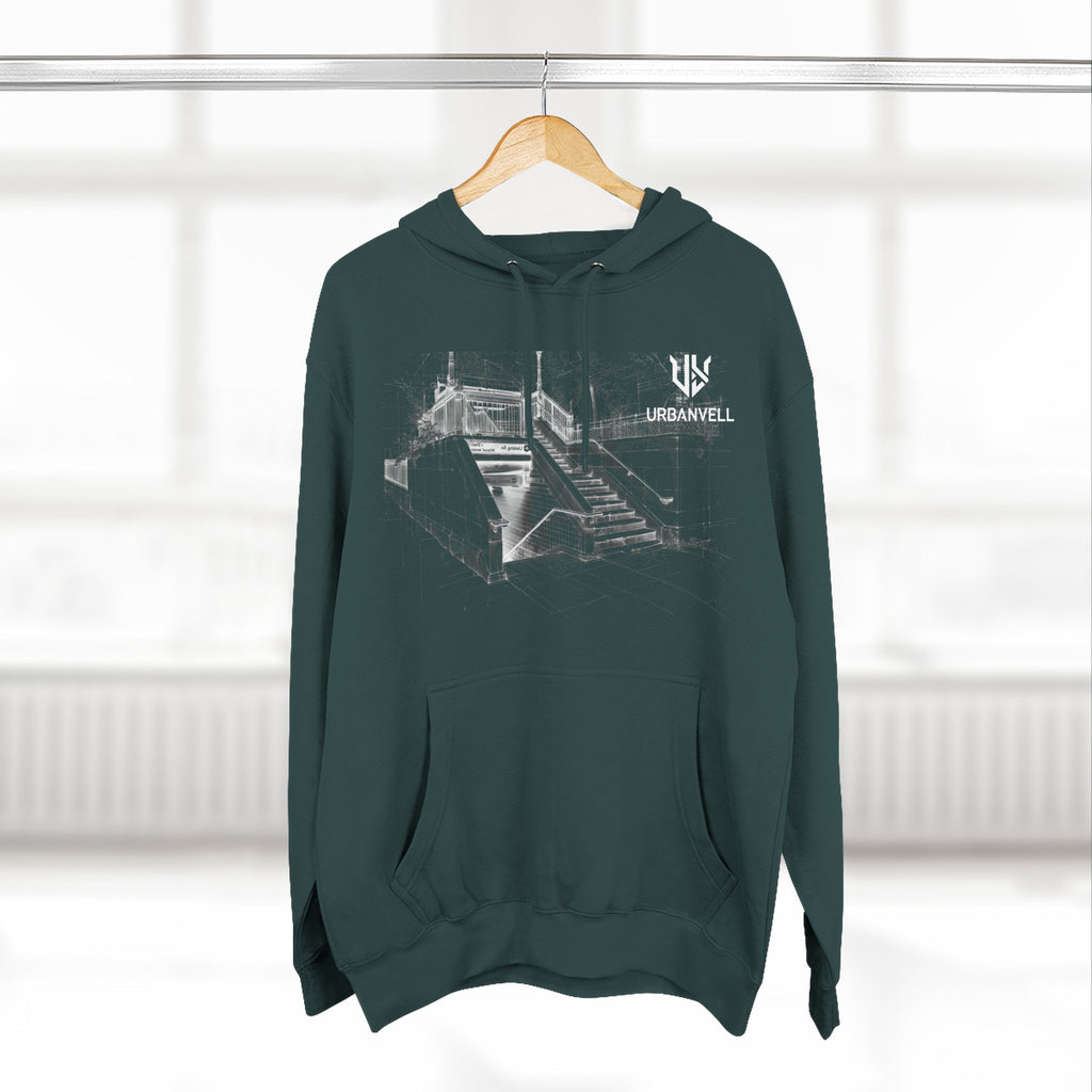Metro Station Sketch Hoodie — URBANVELL