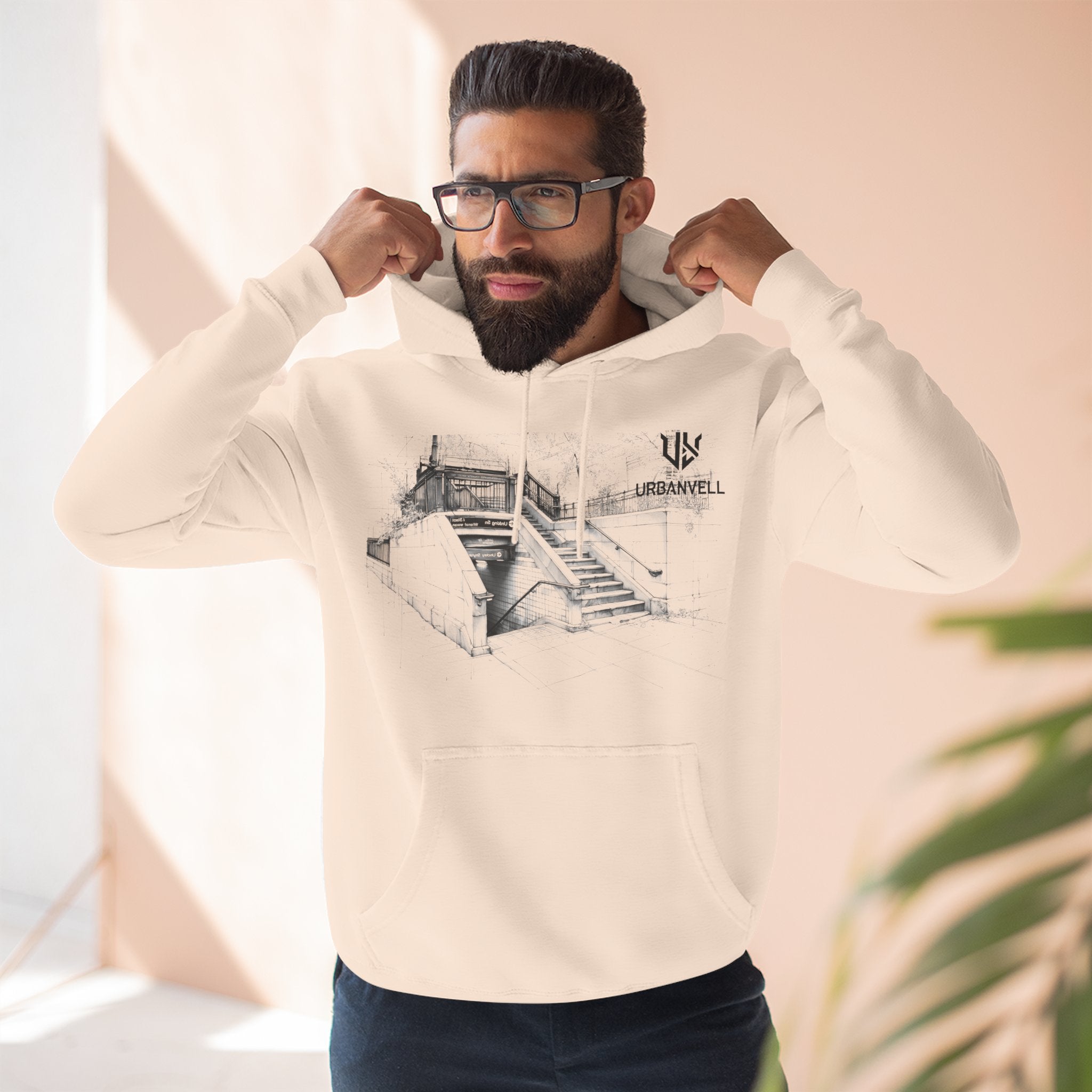 Metro Station Sketch Hoodie — URBANVELL