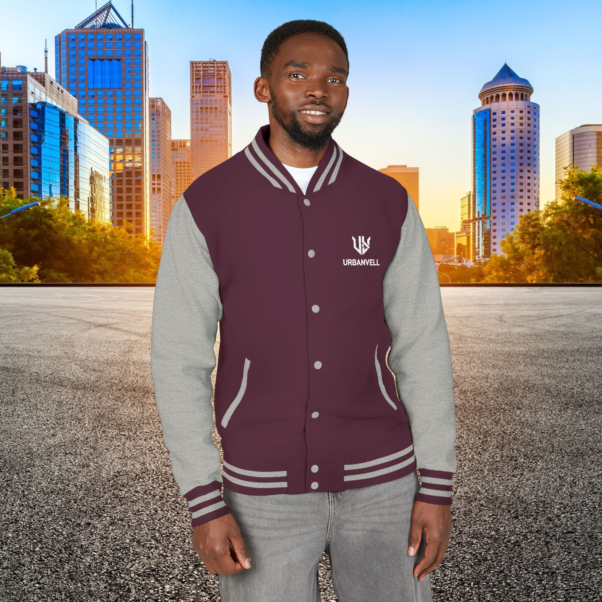 Premium Letterman Jacket with URBANVELL Logo