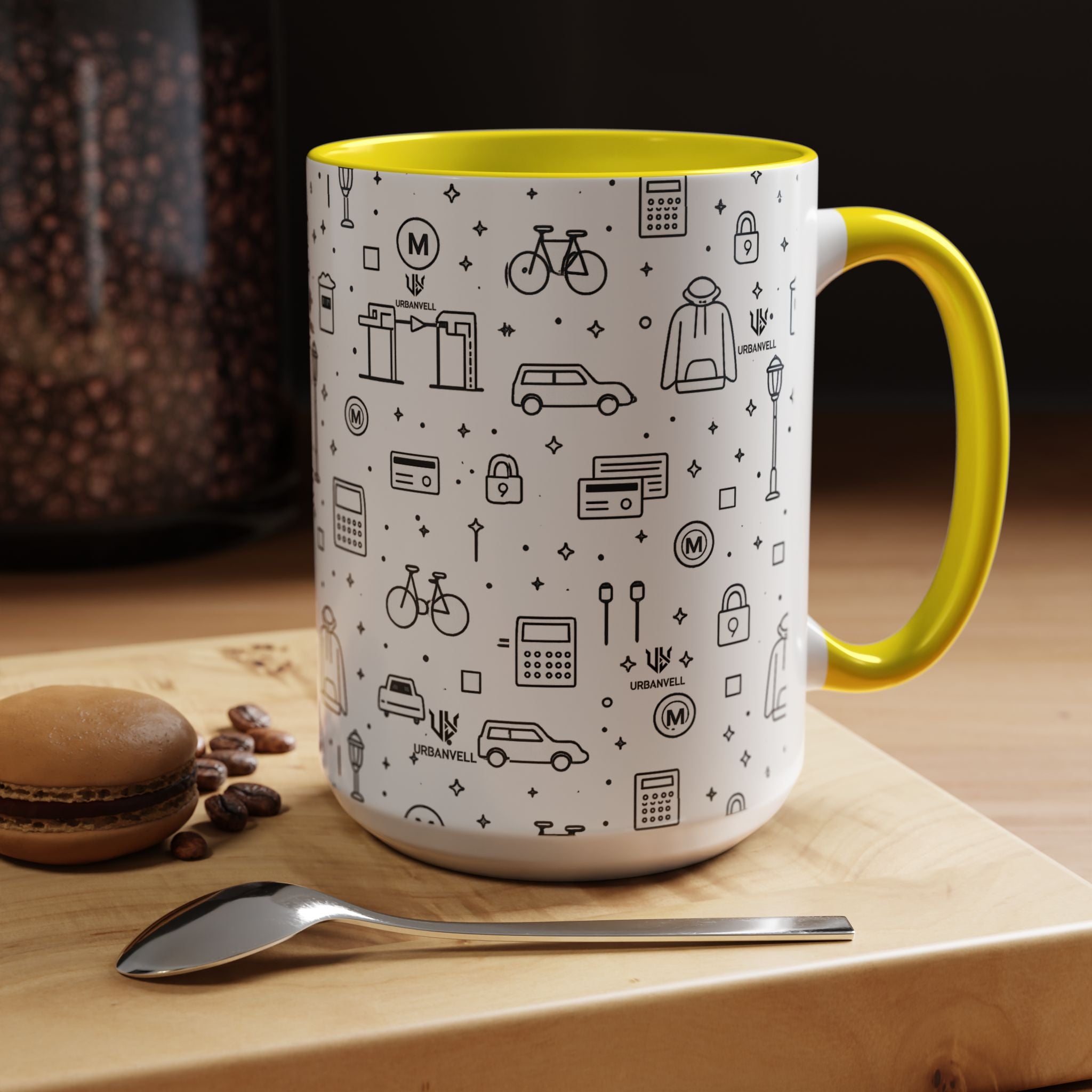 URBAN Pattern Accent Coffee Mug (11/15oz)
