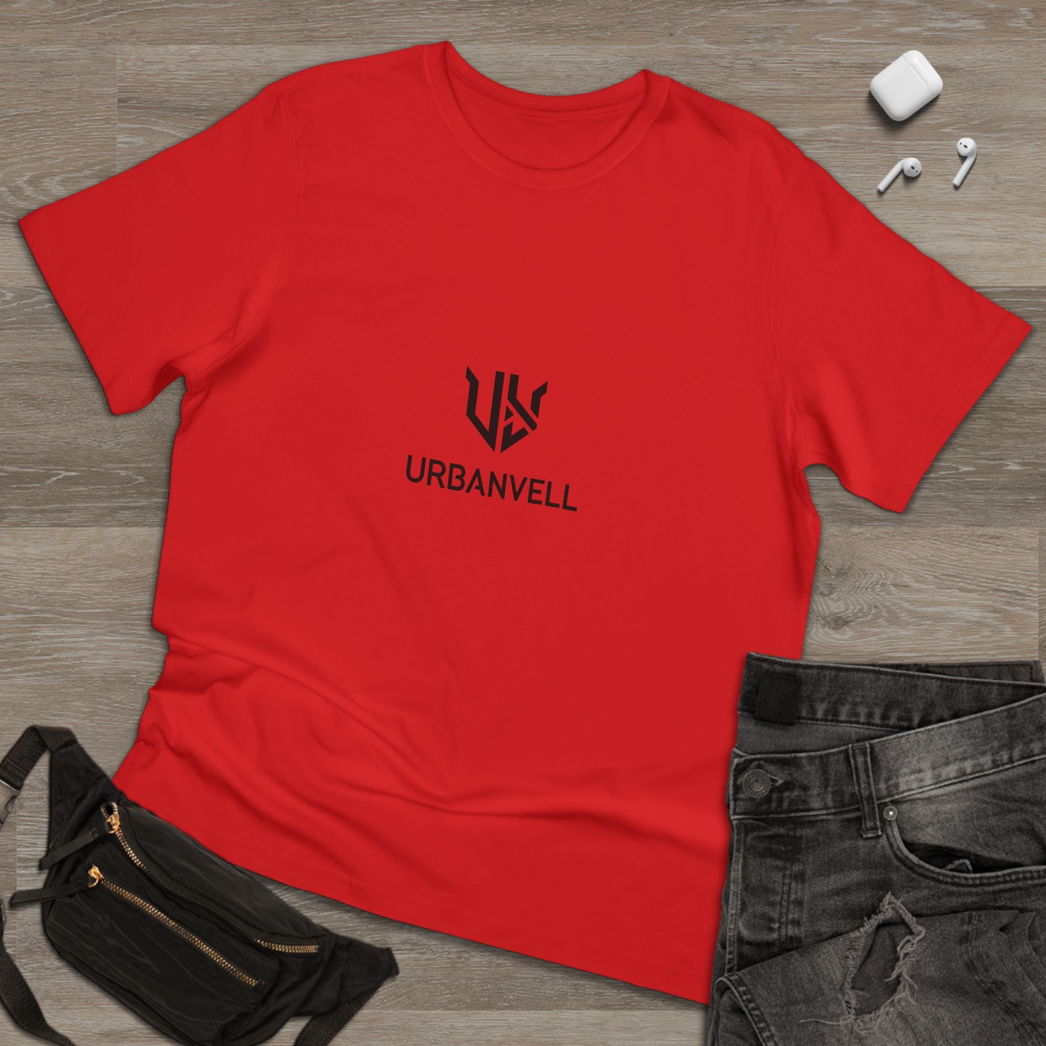 T-Shirt  — Minimal URBANVELL Medium Centered Logo Tee