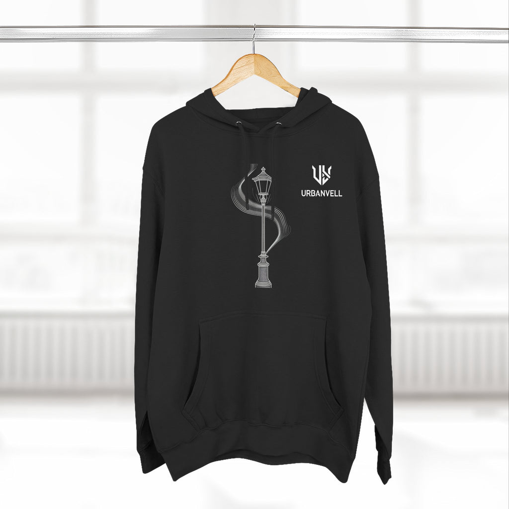 Streetlamp Hoodie — Minimalist Urban Fleece Hoodie