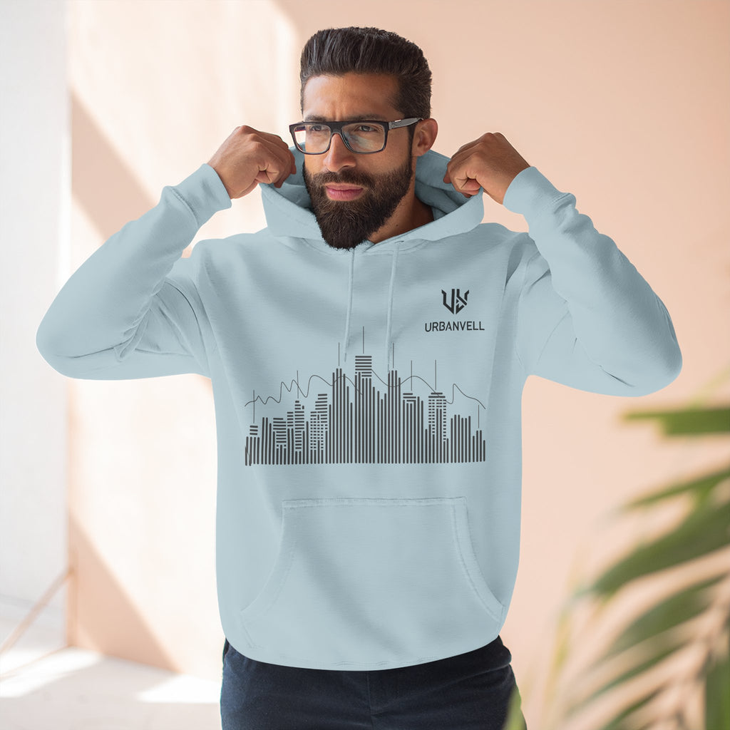 City Skyline Hoodie — URBANVELL Minimalist Skyline Pullover