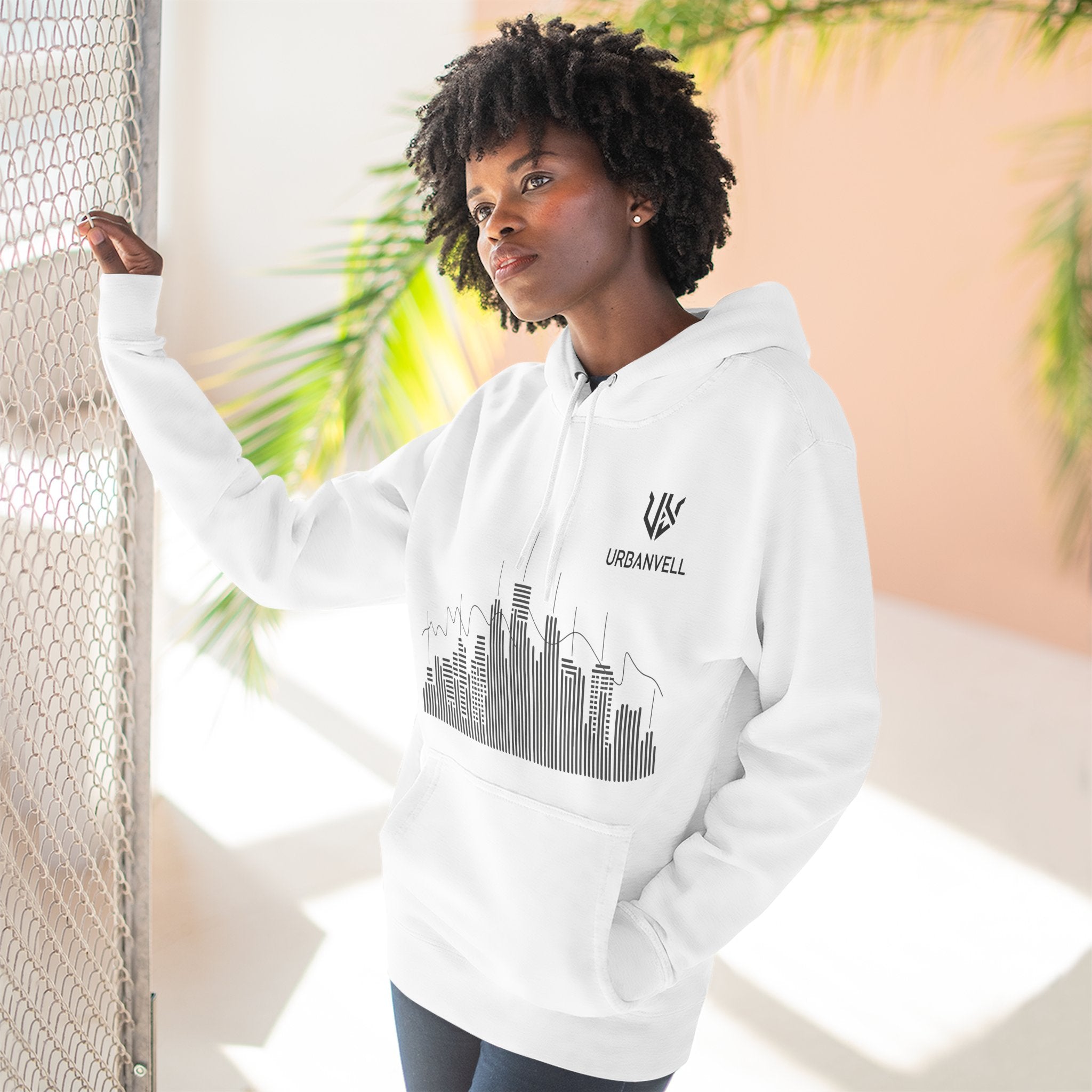City Skyline Hoodie — URBANVELL Minimalist Skyline Pullover