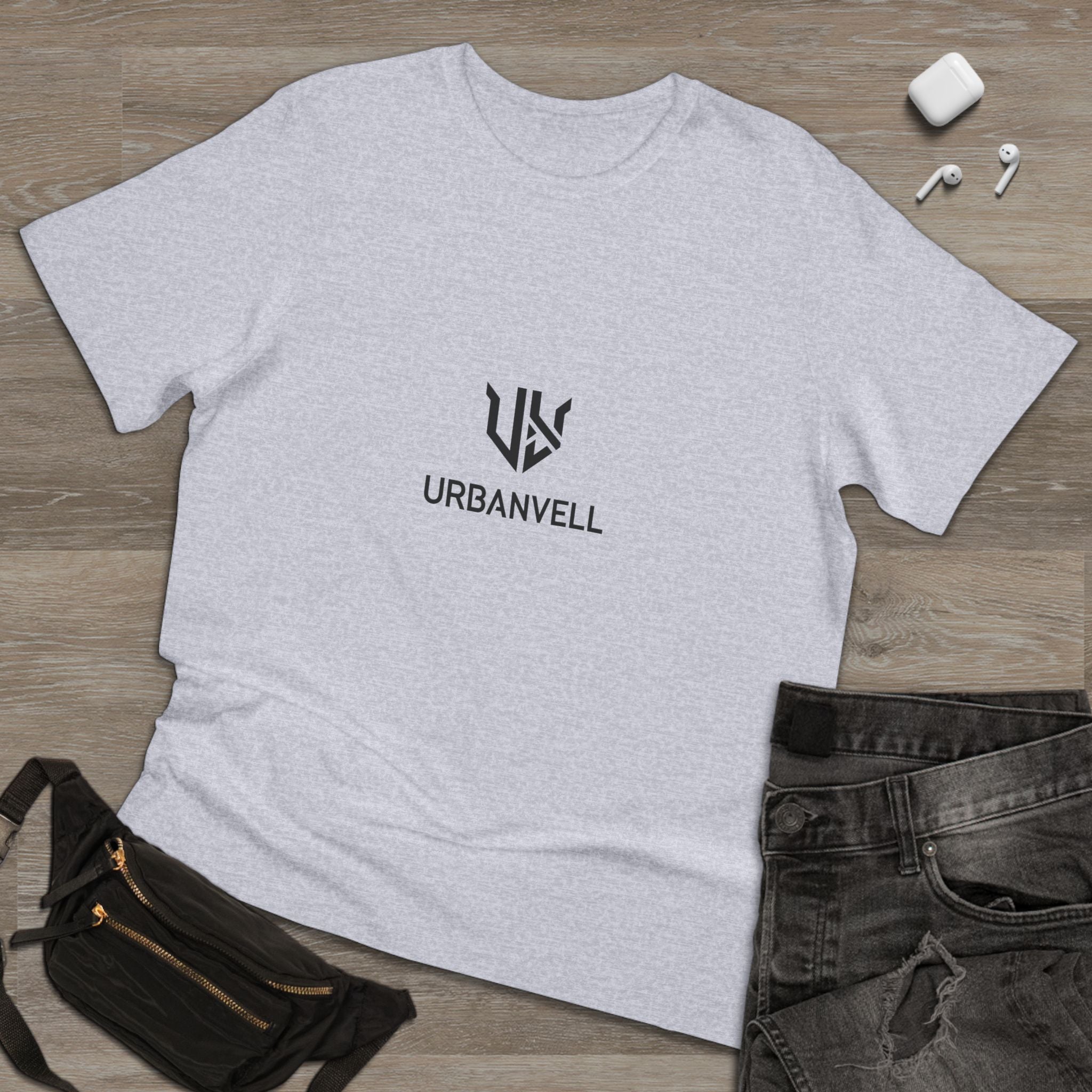 T-Shirt  — Minimal URBANVELL Medium Centered Logo Tee