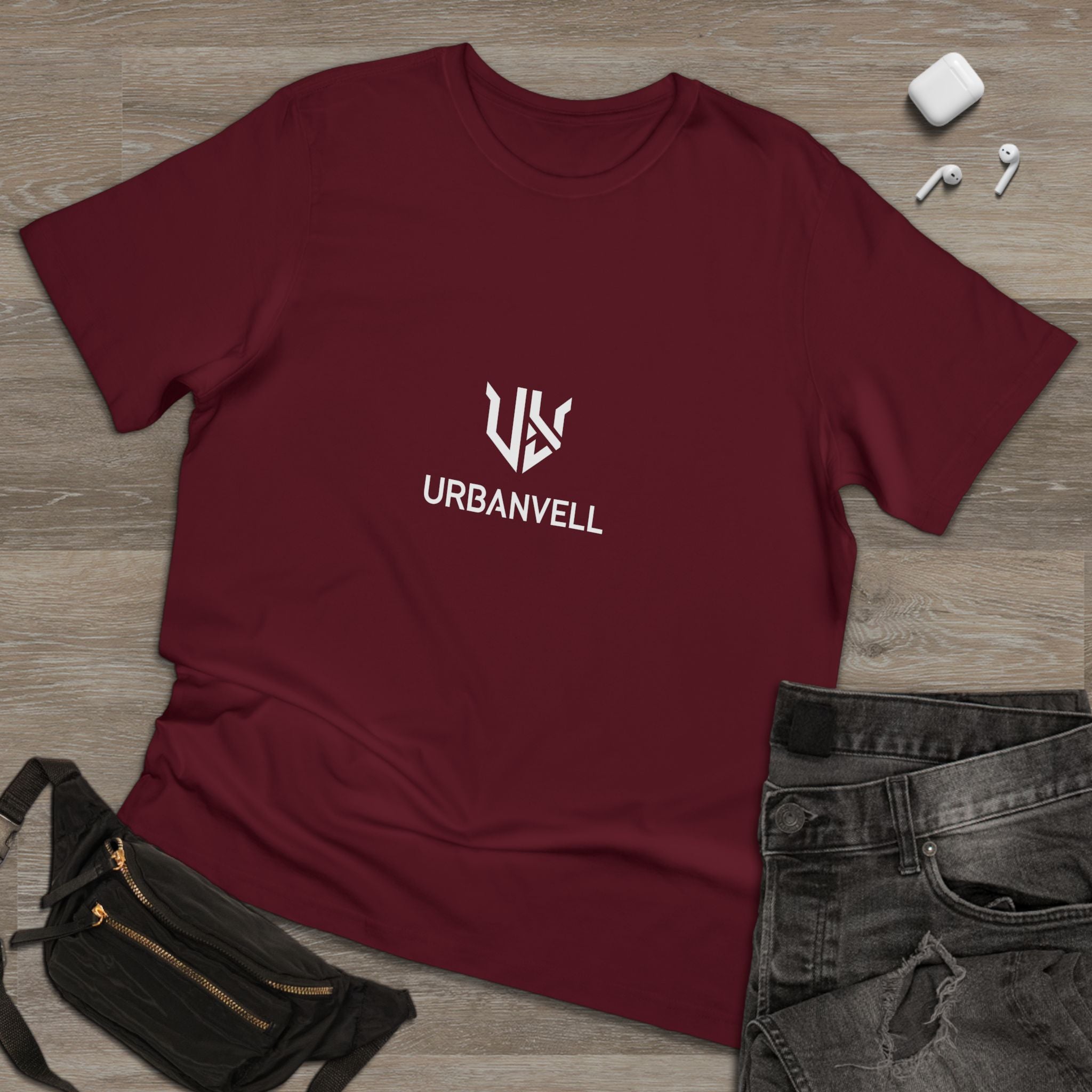 T-Shirt  — Minimal URBANVELL Medium Centered Logo Tee