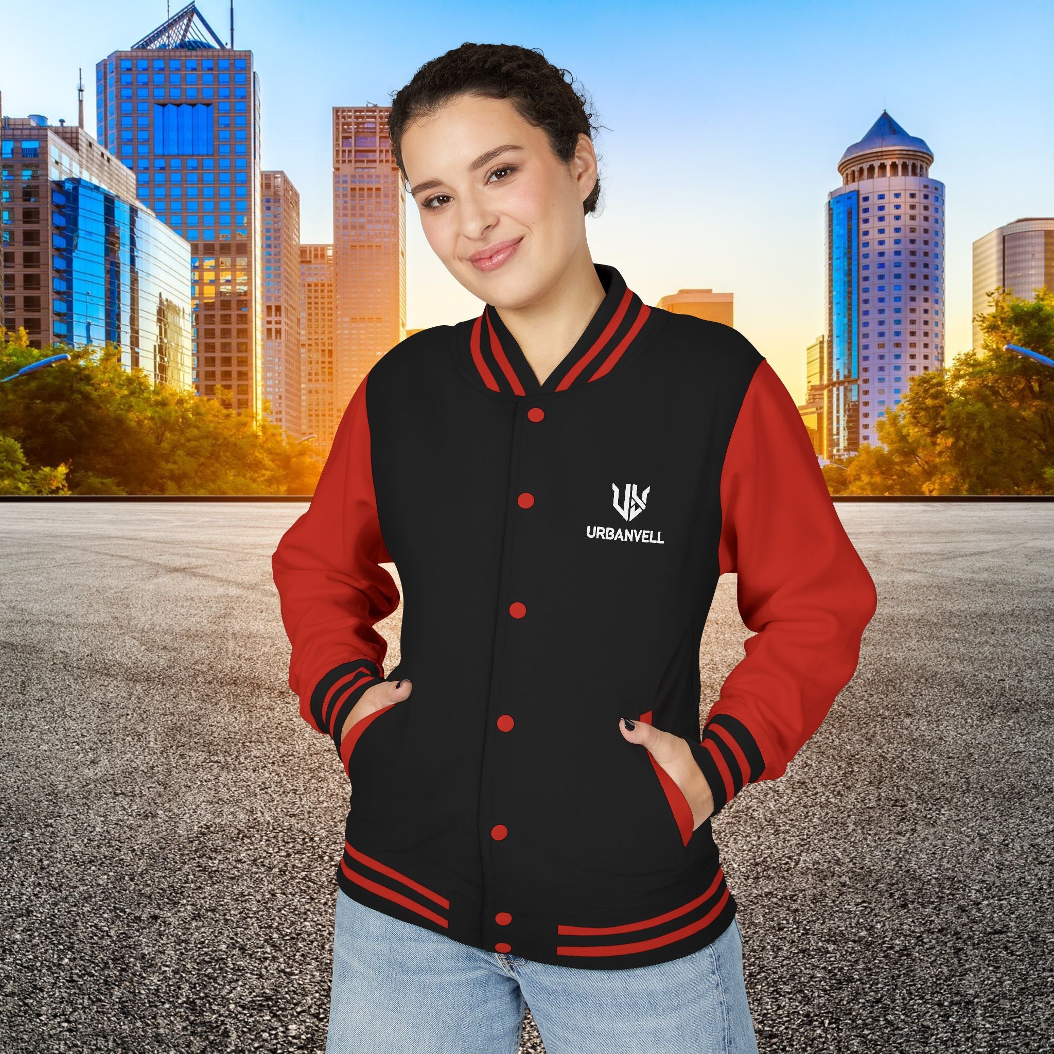 Premium Letterman Jacket with URBANVELL Logo