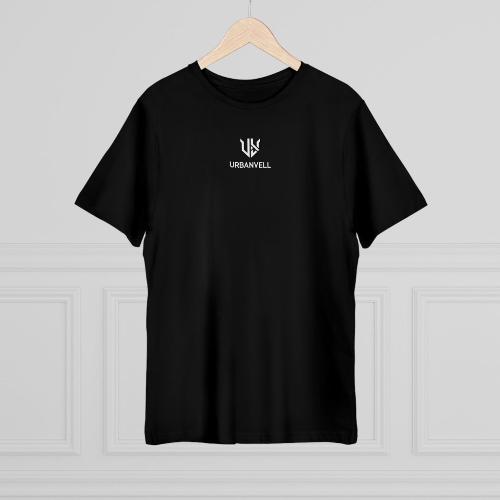 Minimal UrbanVell Centered Logo T‑Shirt — URBANVELL Clean Small Chest Logo Tee