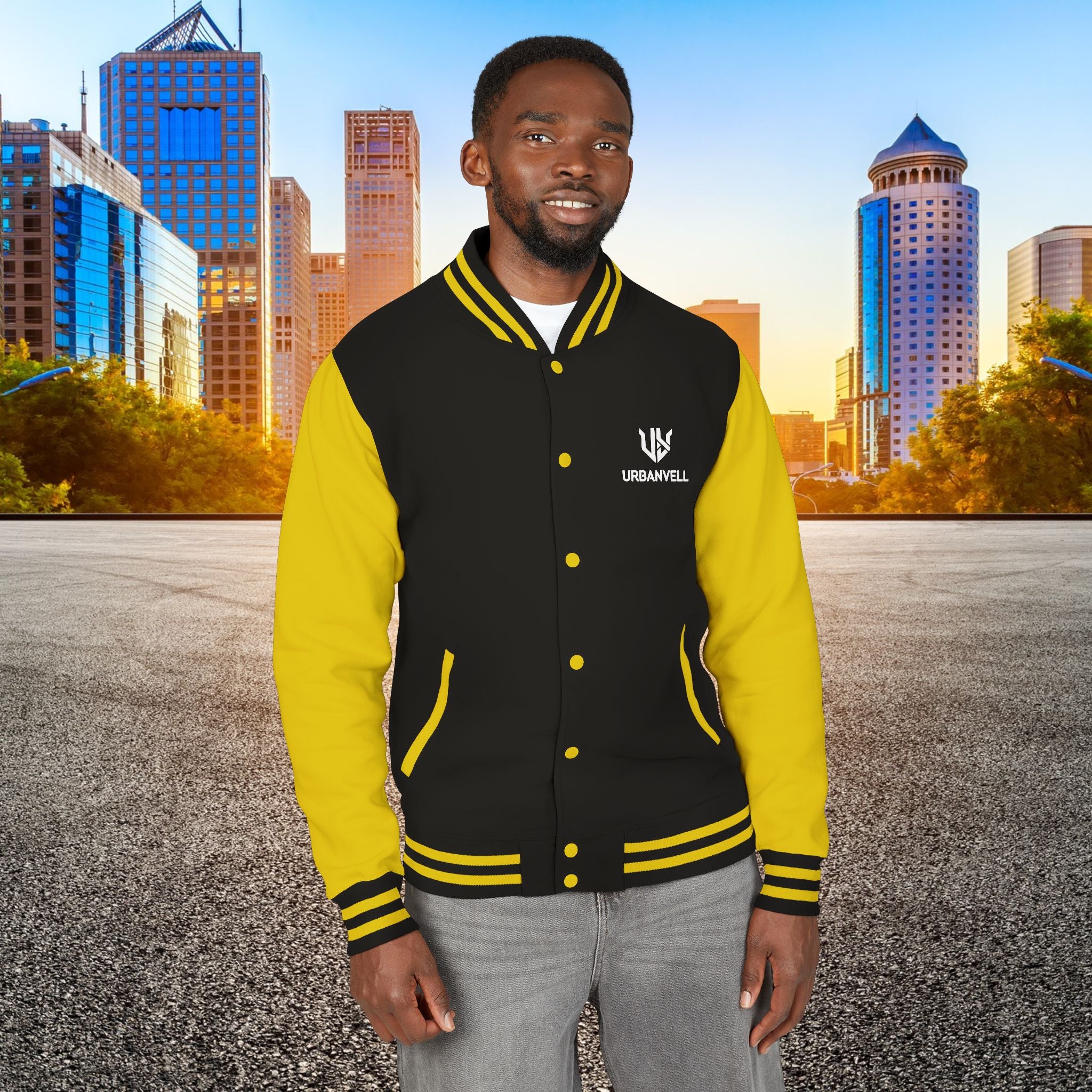 Premium Letterman Jacket with URBANVELL Logo