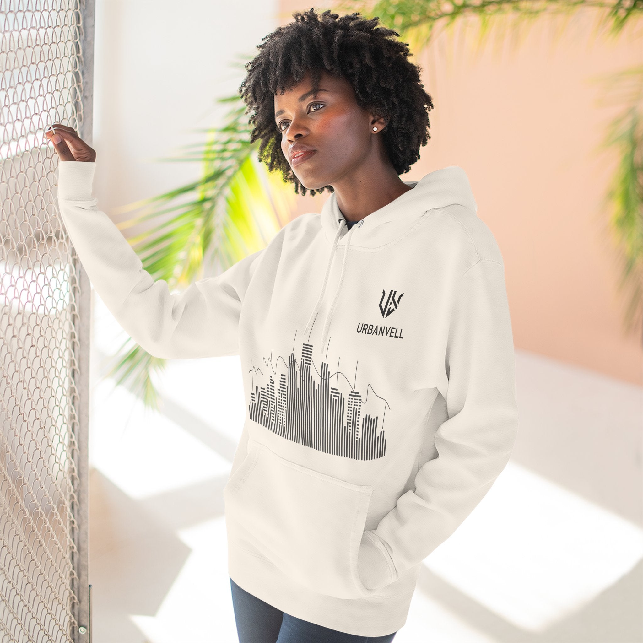 City Skyline Hoodie — URBANVELL Minimalist Skyline Pullover
