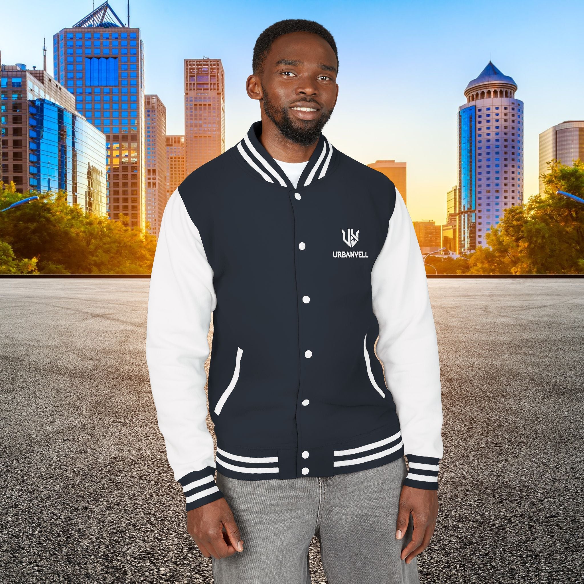 Premium Letterman Jacket with URBANVELL Logo