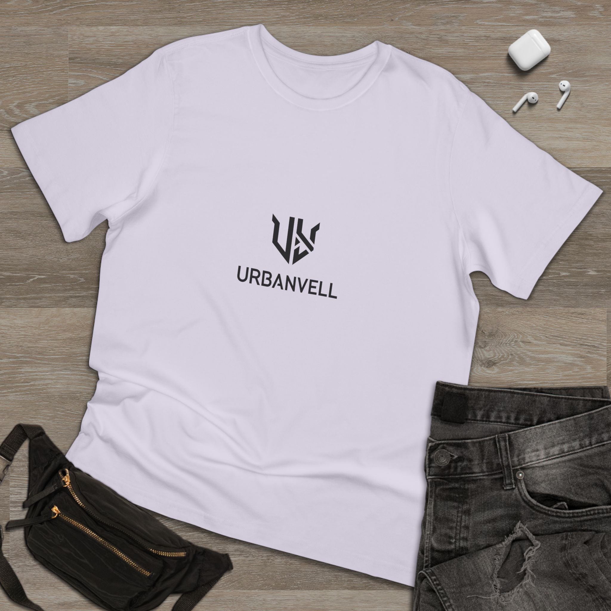 T-Shirt  — Minimal URBANVELL Medium Centered Logo Tee