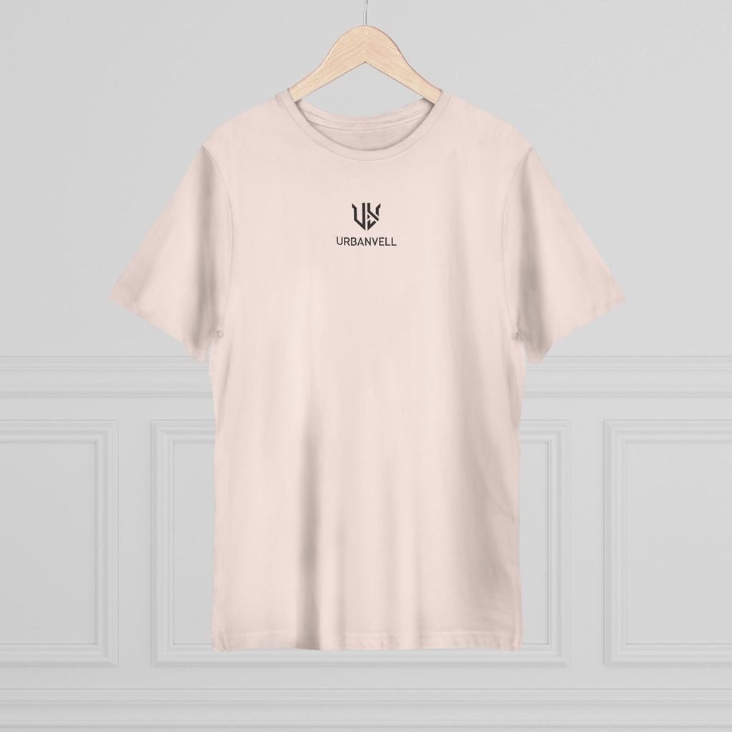 Minimal UrbanVell Centered Logo T‑Shirt — URBANVELL Clean Small Chest Logo Tee