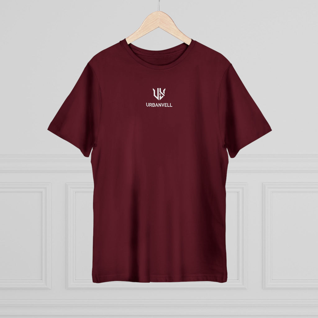 Minimal UrbanVell Centered Logo T‑Shirt — URBANVELL Clean Small Chest Logo Tee