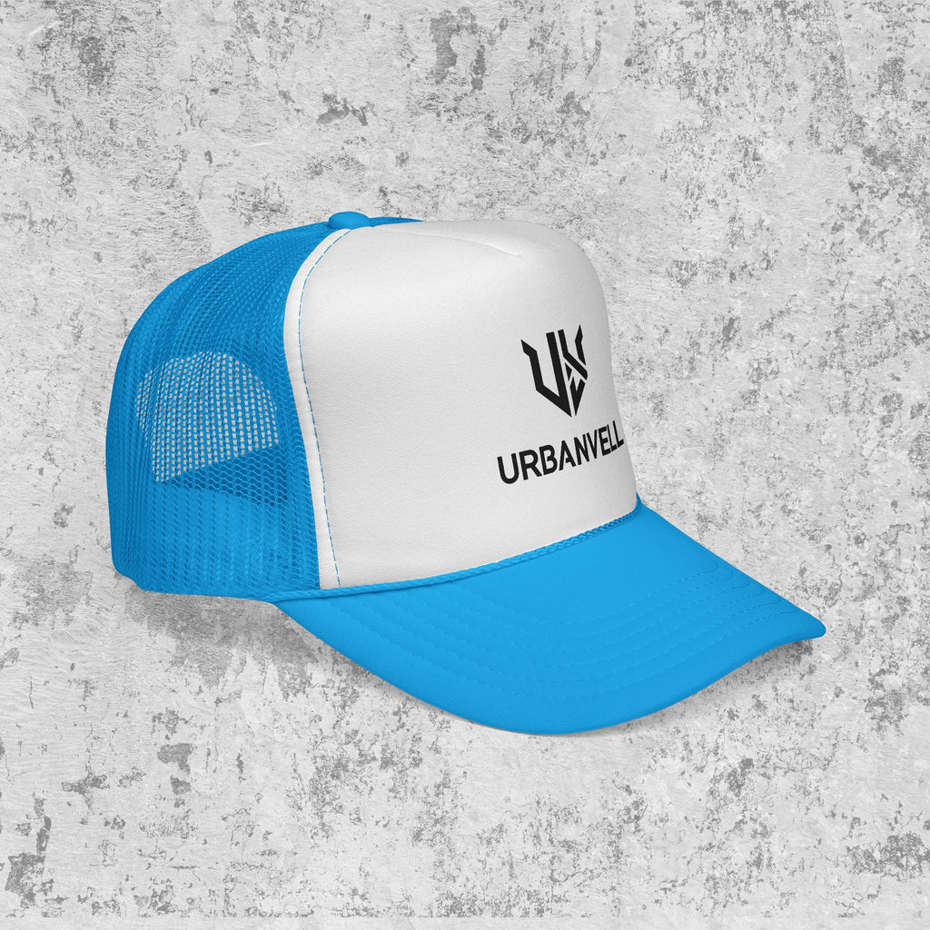 URBANVELL Logo Cap — Distressed Streetwear Mesh Hat