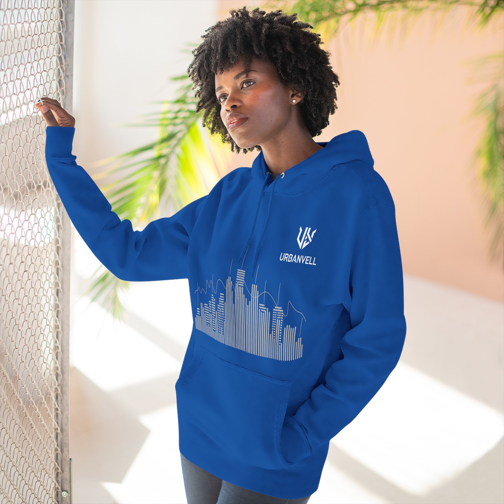 City Skyline Hoodie — URBANVELL Minimalist Skyline Pullover