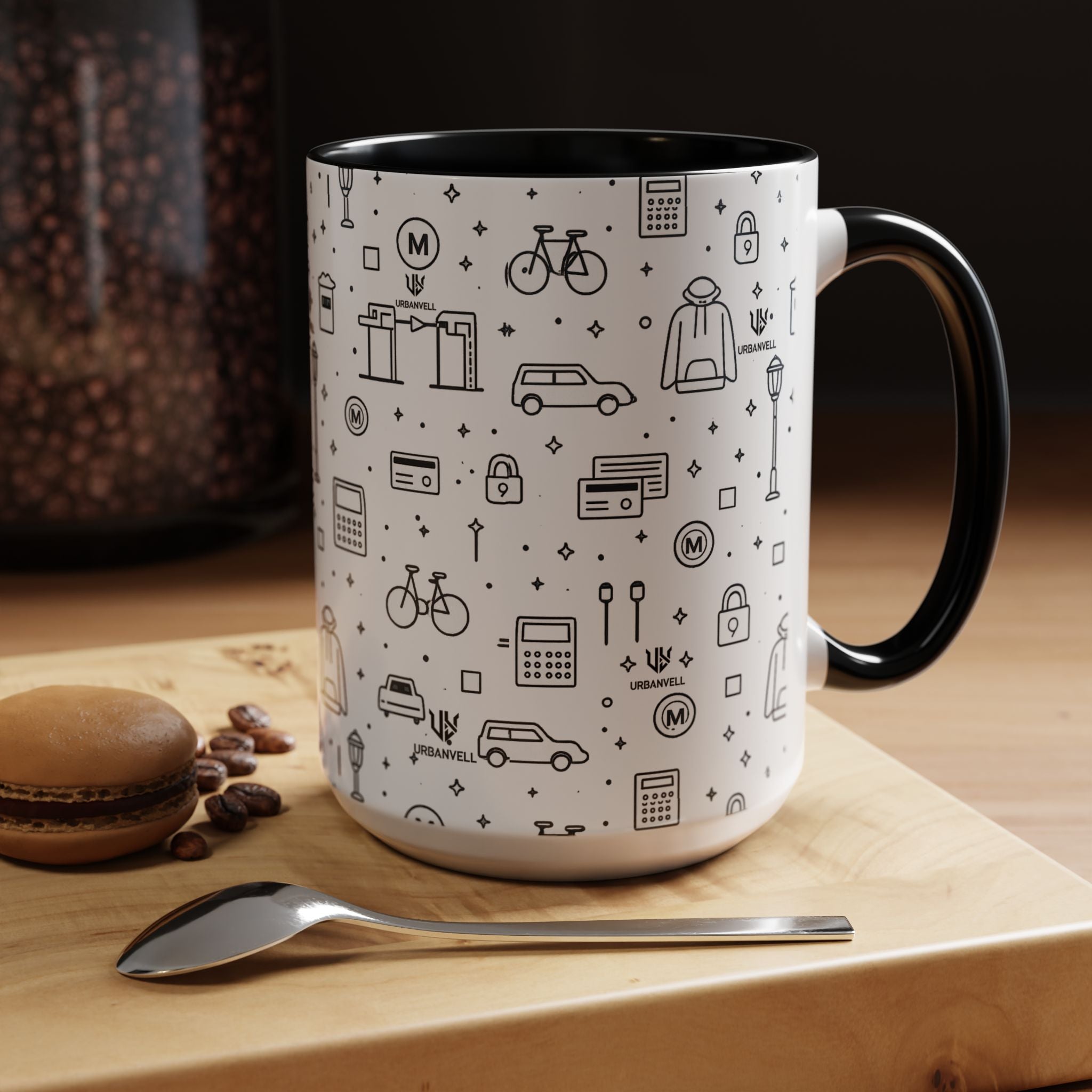 URBAN Pattern Accent Coffee Mug (11/15oz)