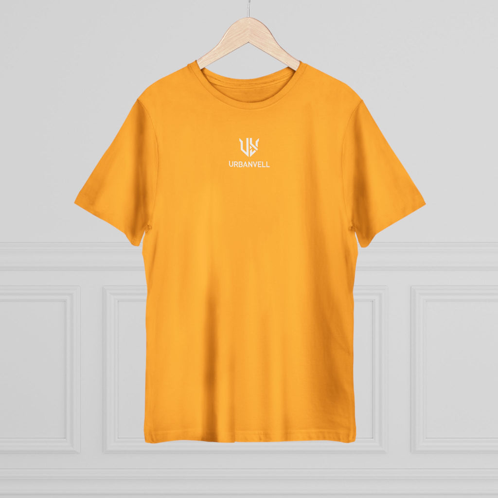 Minimal UrbanVell Centered Logo T‑Shirt — URBANVELL Clean Small Chest Logo Tee