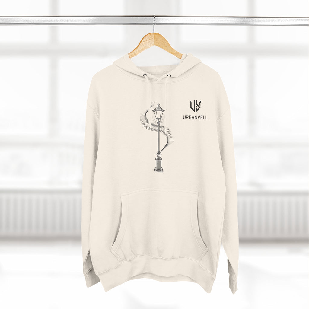 Streetlamp Hoodie — Minimalist Urban Fleece Hoodie