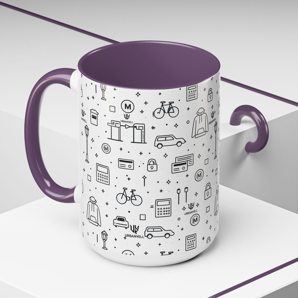 URBAN Pattern Accent Coffee Mug (11/15oz)