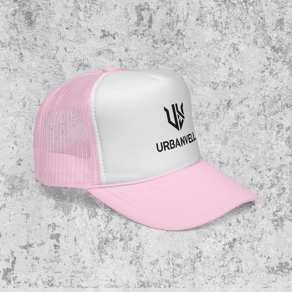 URBANVELL Logo Cap — Distressed Streetwear Mesh Hat