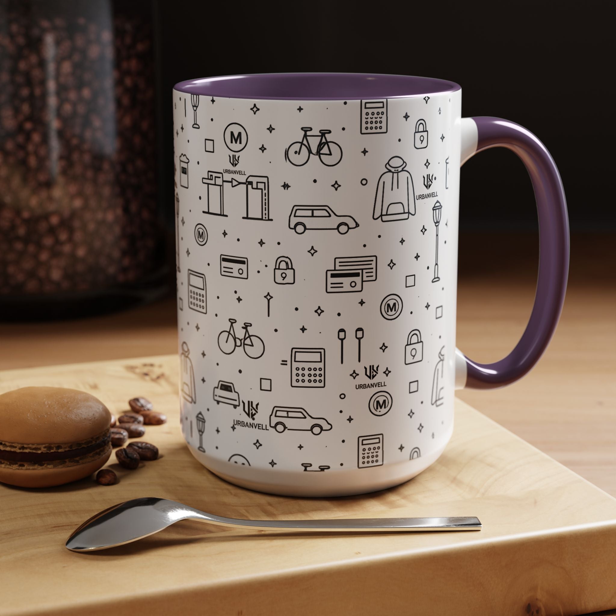 URBAN Pattern Accent Coffee Mug (11/15oz)