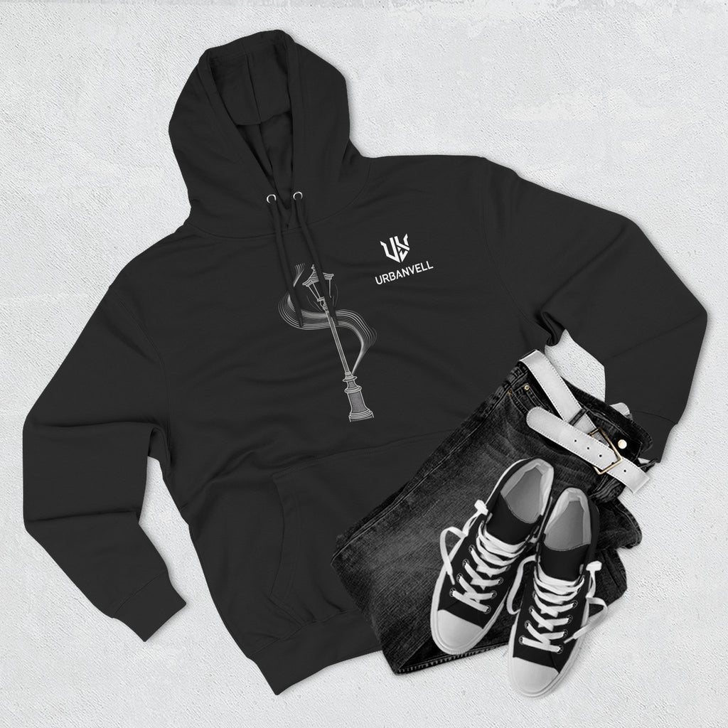 Streetlamp Hoodie — Minimalist Urban Fleece Hoodie