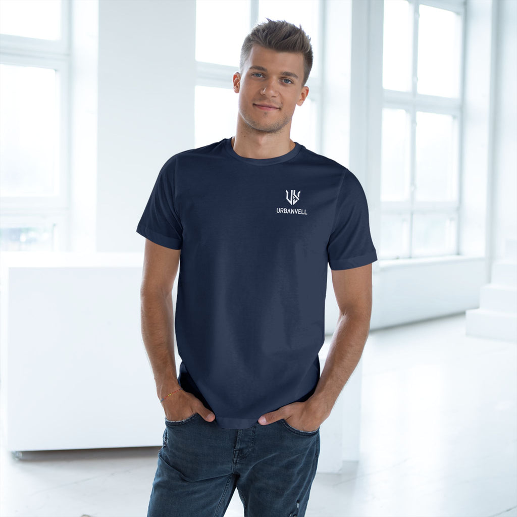 Urbanvell Minimal Logo T-Shirt — White Chest Emblem