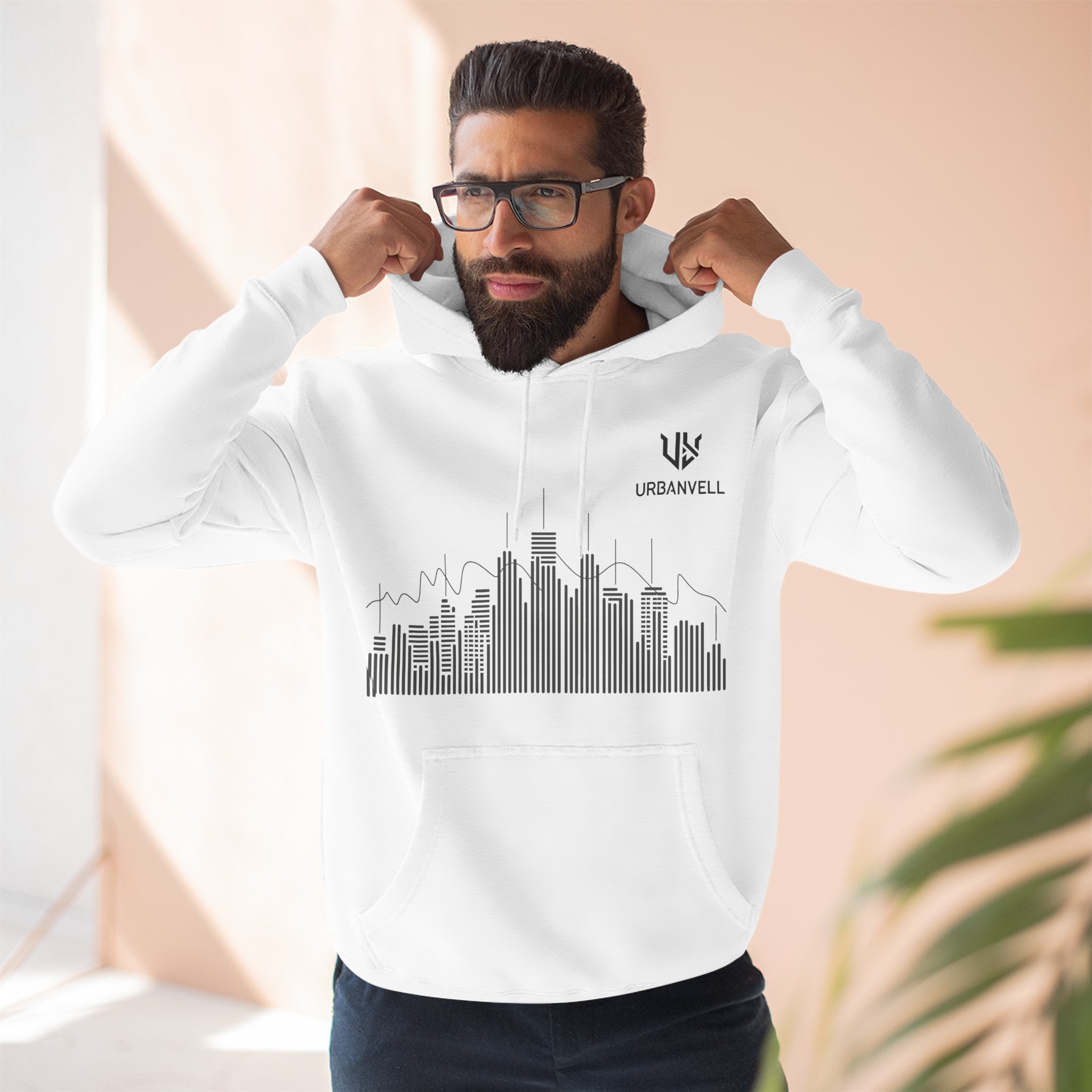 City Skyline Hoodie — URBANVELL Minimalist Skyline Pullover