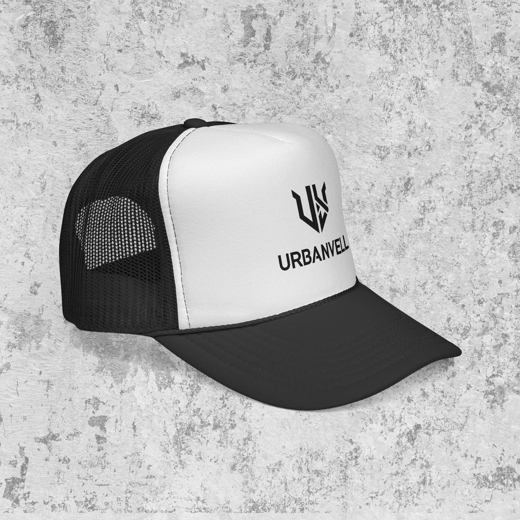 URBANVELL Logo Cap — Distressed Streetwear Mesh Hat
