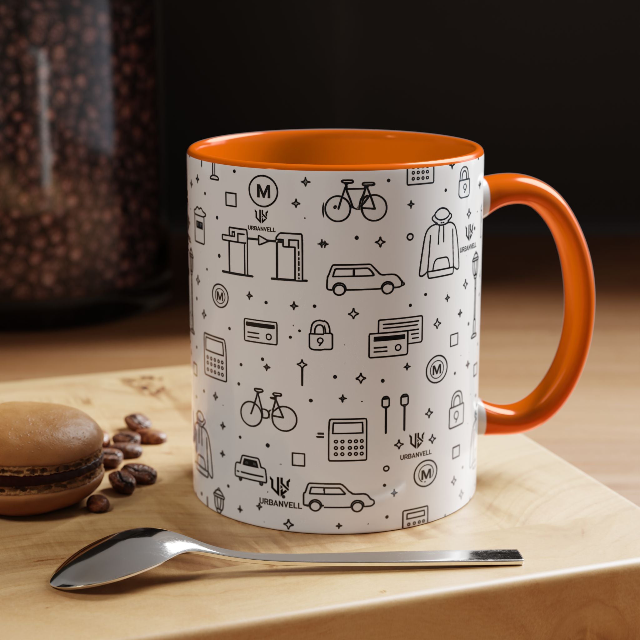 URBAN Pattern Accent Coffee Mug (11/15oz)