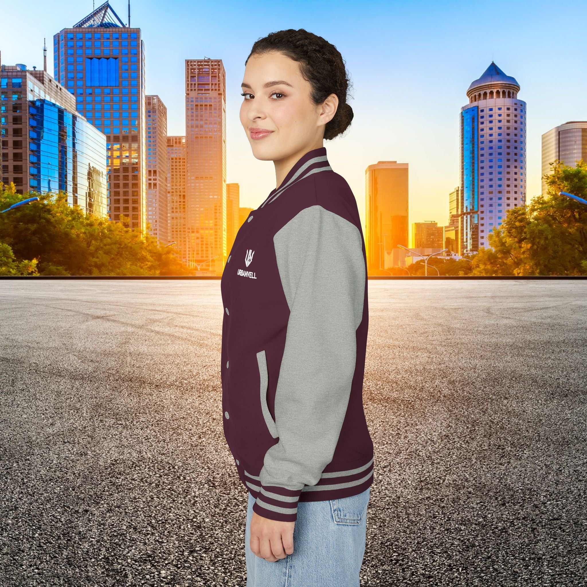 Premium Letterman Jacket with URBANVELL Logo