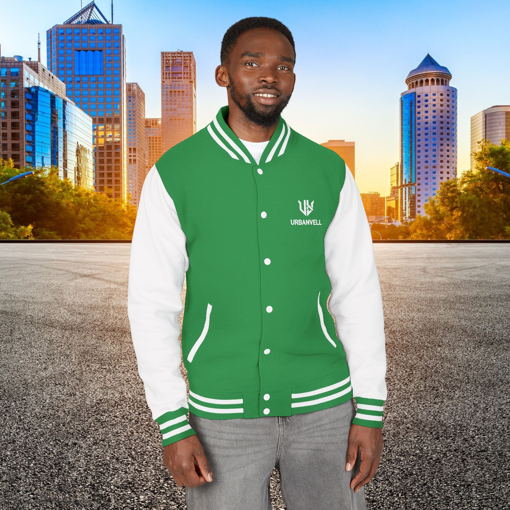 Premium Letterman Jacket with URBANVELL Logo