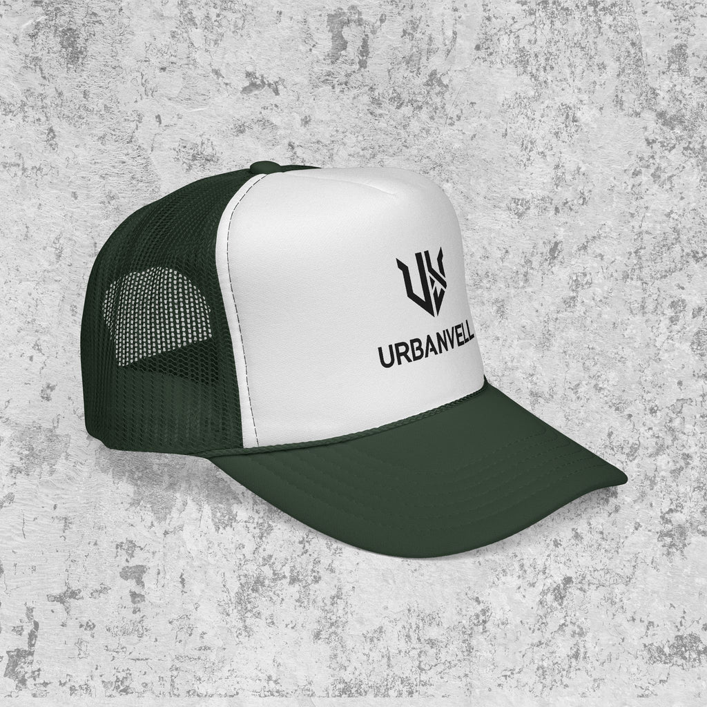 URBANVELL Logo Cap — Distressed Streetwear Mesh Hat