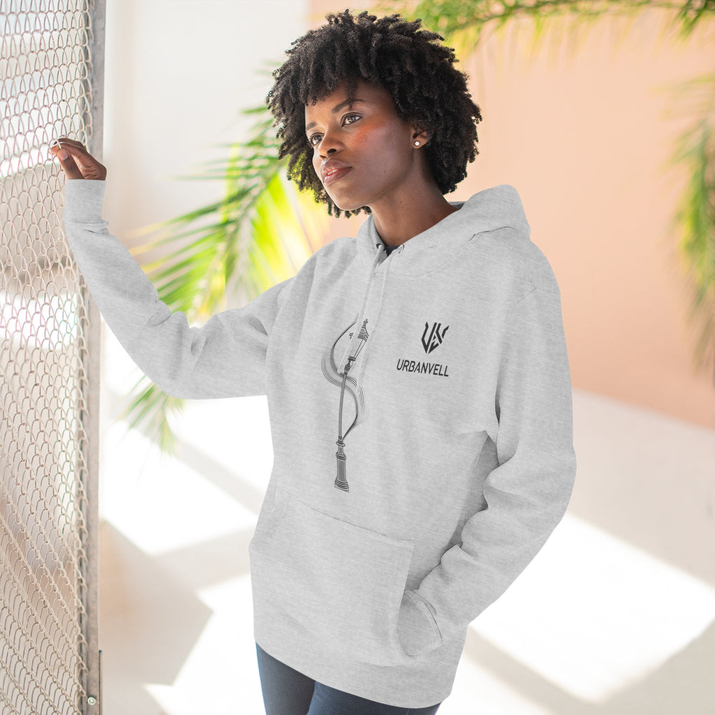 Streetlamp Hoodie — Minimalist Urban Fleece Hoodie