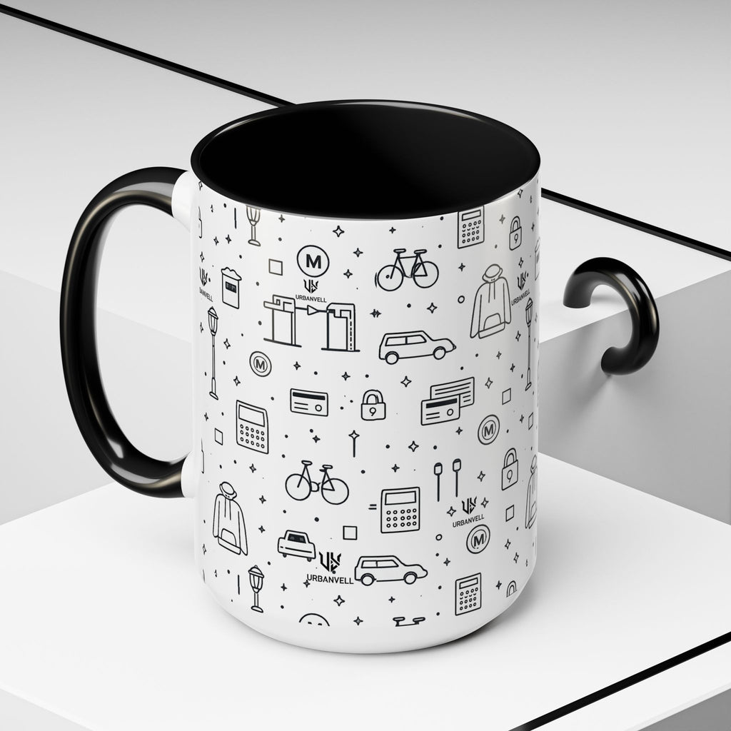 URBAN Pattern Accent Coffee Mug (11/15oz)