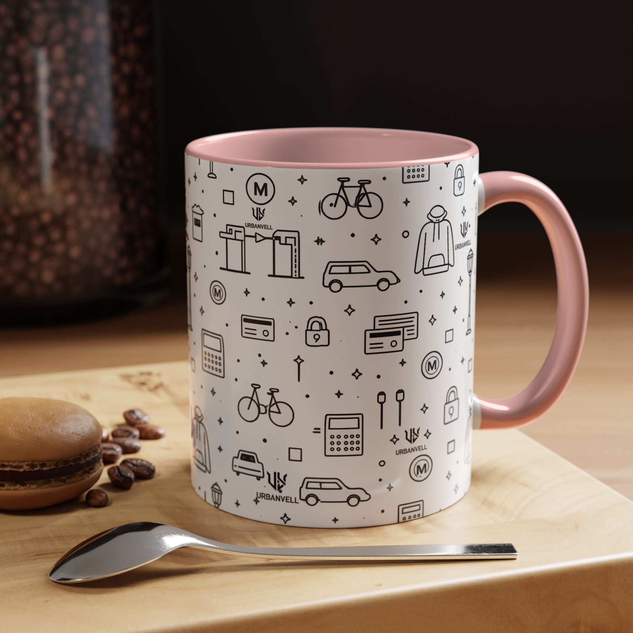 URBAN Pattern Accent Coffee Mug (11/15oz)